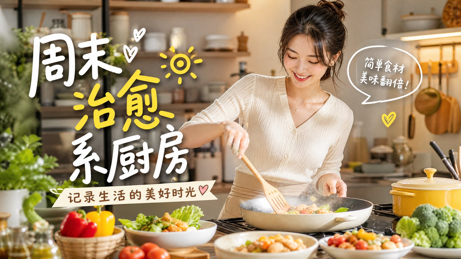 双飞 双飞生活视频教程：周末治愈系厨房美食制作全流程视频演示